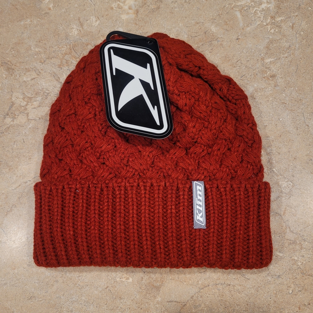 Klim Women's Red Knit Beanie